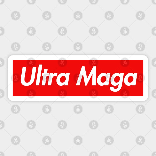 Ultra Maga Sticker by Tainted